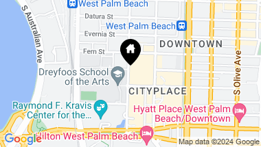 Map of 580 S Sapodilla Ave 103, West Palm Beach FL, 33401