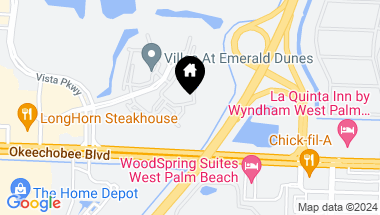 Map of 6400 Emerald Dunes Drive 201, West Palm Beach FL, 33411