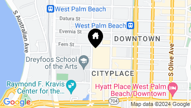 Map of 696 Fern Street, West Palm Beach FL, 33401