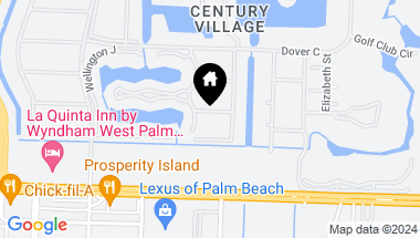 Map of 177 Andover G, West Palm Beach FL, 33417