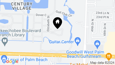 Map of 111 Greenbrier B, West Palm Beach FL, 33417