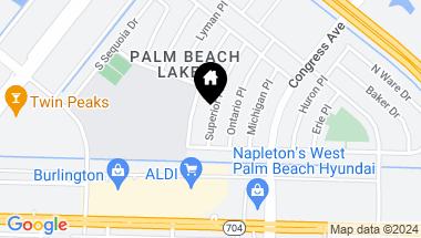 Map of 505 Spencer Drive 101, West Palm Beach FL, 33409