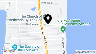 Map of 160 Barton Avenue, Palm Beach FL, 33480