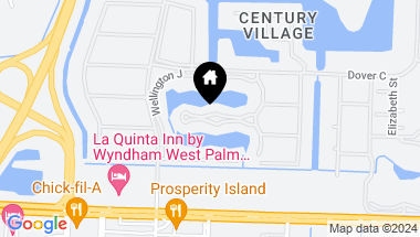Map of 304 Wellington B B, West Palm Beach FL, 33417