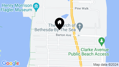 Map of 245 Barton Avenue, Palm Beach FL, 33480
