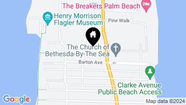 Map of 229 Pendleton Avenue, Palm Beach FL, 33480