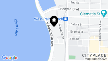 Map of 300 S Australian Ave # 1506, West Palm Beach FL, 33401