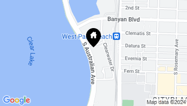 Map of 300 S Australian Way 1117, West Palm Beach FL, 33401