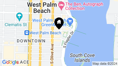 Map of 201 S Narcissus Avenue 503, West Palm Beach FL, 33401