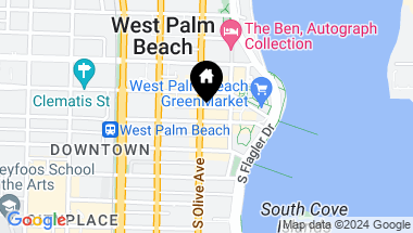 Map of 120 S Olive Avenue 202, West Palm Beach FL, 33401