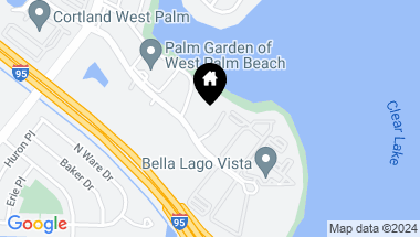 Map of 500 Executive Center Drive 3-F, West Palm Beach FL, 33401