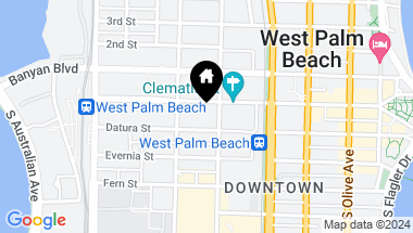 Map of 610 Clematis Street 319, West Palm Beach FL, 33401
