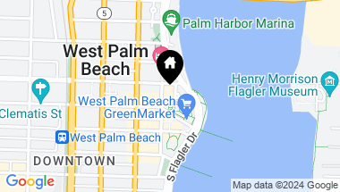 Map of 101 N Clematis Street 503, West Palm Beach FL, 33401
