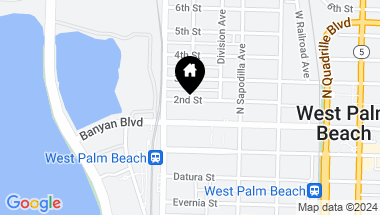 Map of 902 2nd Street, West Palm Beach FL, 33401