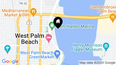 Map of 400 N Flagler Drive 1803, West Palm Beach FL, 33401