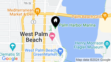Map of 400 N Flagler Drive 1206, West Palm Beach FL, 33401