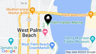 Map of 400 N Flagler Drive 506, West Palm Beach FL, 33401