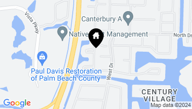 Map of 15 Northampton A Street A, West Palm Beach FL, 33417
