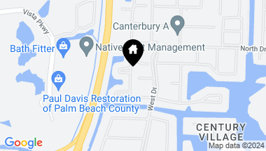 Map of 217 Northampton K, West Palm Beach FL, 33417