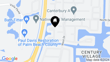 Map of 74 Northampton D, West Palm Beach FL, 33417