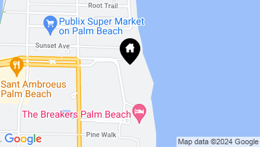 Map of 2 N Breakers Row S43, Palm Beach FL, 33480