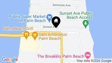 Map of 221 Royal Poinciana Way (1 Via Flagler), Palm Beach FL, 33480