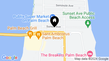 Map of 233 Royal Poinciana Way 4, Palm Beach FL, 33480