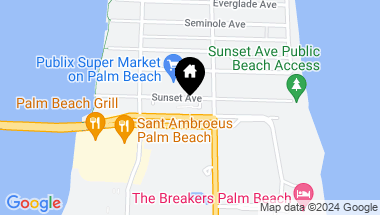 Map of 221 Royal Poinciana Way, (1 Via Flagler), Palm Beach FL, 33480