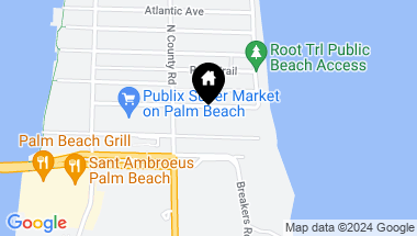 Map of 130 Sunrise Avenue 618, Palm Beach FL, 33480