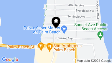 Map of 150 Bradley Place 906, Palm Beach FL, 33480