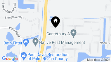 Map of 244 Sussex M, West Palm Beach FL, 33417