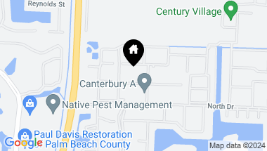 Map of 255 Canterbury K, West Palm Beach FL, 33417