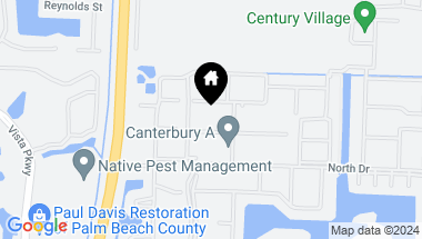 Map of 4 Canterbury A, West Palm Beach FL, 33417
