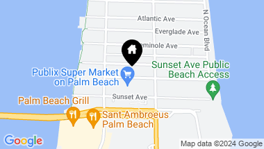 Map of 235 Sunrise Ave # 3008, Palm Beach FL, 33480