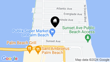 Map of 235 Sunrise Avenue 1013 & 1015, Palm Beach FL, 33480