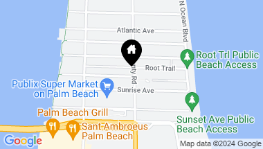 Map of 172 N County Road, Palm Beach FL, 33480