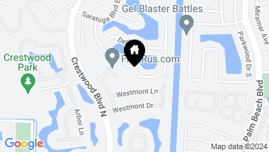 Map of 253 Saratoga Boulevard E, Royal Palm Beach FL, 33411