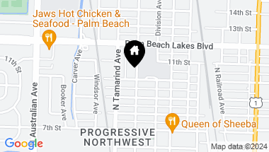 Map of 901 10th Street, West Palm Beach FL, 33401