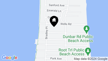 Map of 245 Dunbar Road, Palm Beach FL, 33480