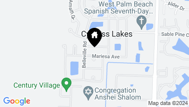 Map of 5415 Mariesa Avenue, West Palm Beach FL, 33417