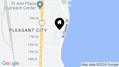 Map of 1801 N Flagler Drive Apt 828, West Palm Beach FL, 33407
