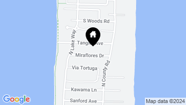 Map of 233 Miraflores Drive, Palm Beach FL, 33480