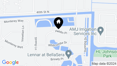 Map of 3529 Haldin Place, Royal Palm Beach FL, 33411