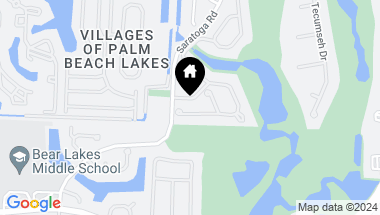 Map of 2273 Saratoga Bay Drive, West Palm Beach FL, 33409