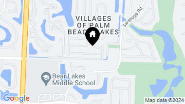 Map of 4123 Lake Tahoe Circle, West Palm Beach FL, 33409