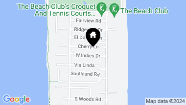 Map of 225 W Indies Drive, Palm Beach FL, 33480