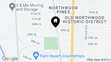 Map of 3024 Greenwood Avenue, West Palm Beach FL, 33407