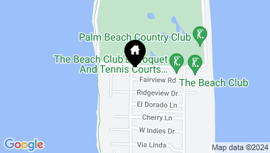 Map of 755 N Lake Way, Palm Beach FL, 33480