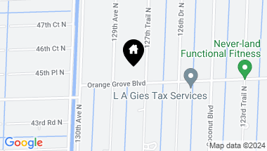 Map of 12781 Orange Grove Boulevard, The Acreage FL, 33411