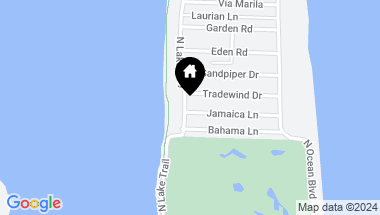 Map of 937 N Lake Way, Palm Beach FL, 33480
